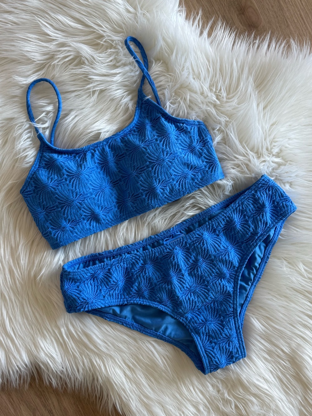 Tilly’s FULL TILT Texture Girls Bralette Bikini Set NWT